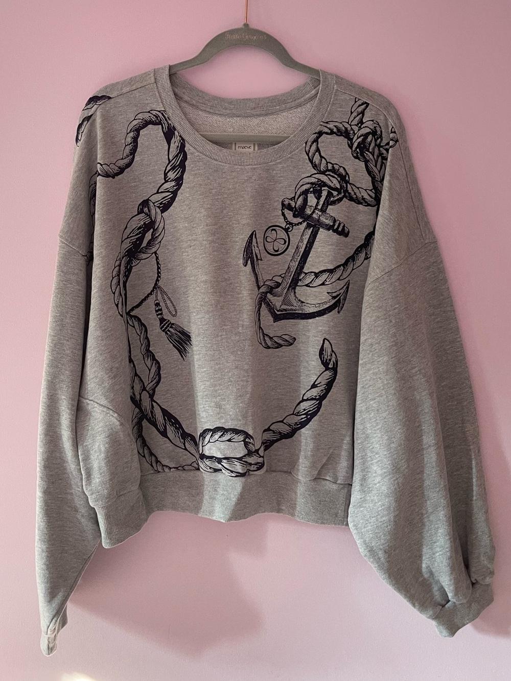 Maeve Puff-Sleeve Sweatshirt - Picture 4 of 8